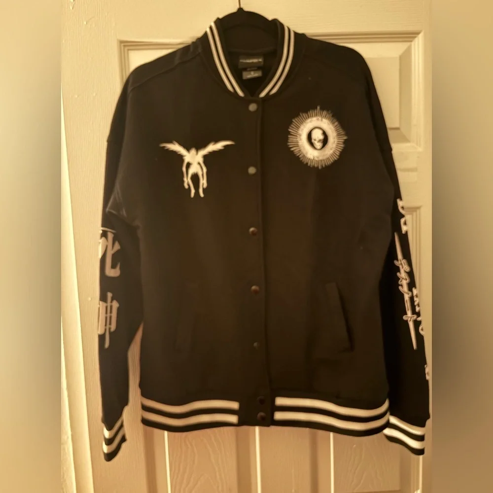 Death Note Ryuk Girls Varsity Jacket Plus Size | Hot Topic